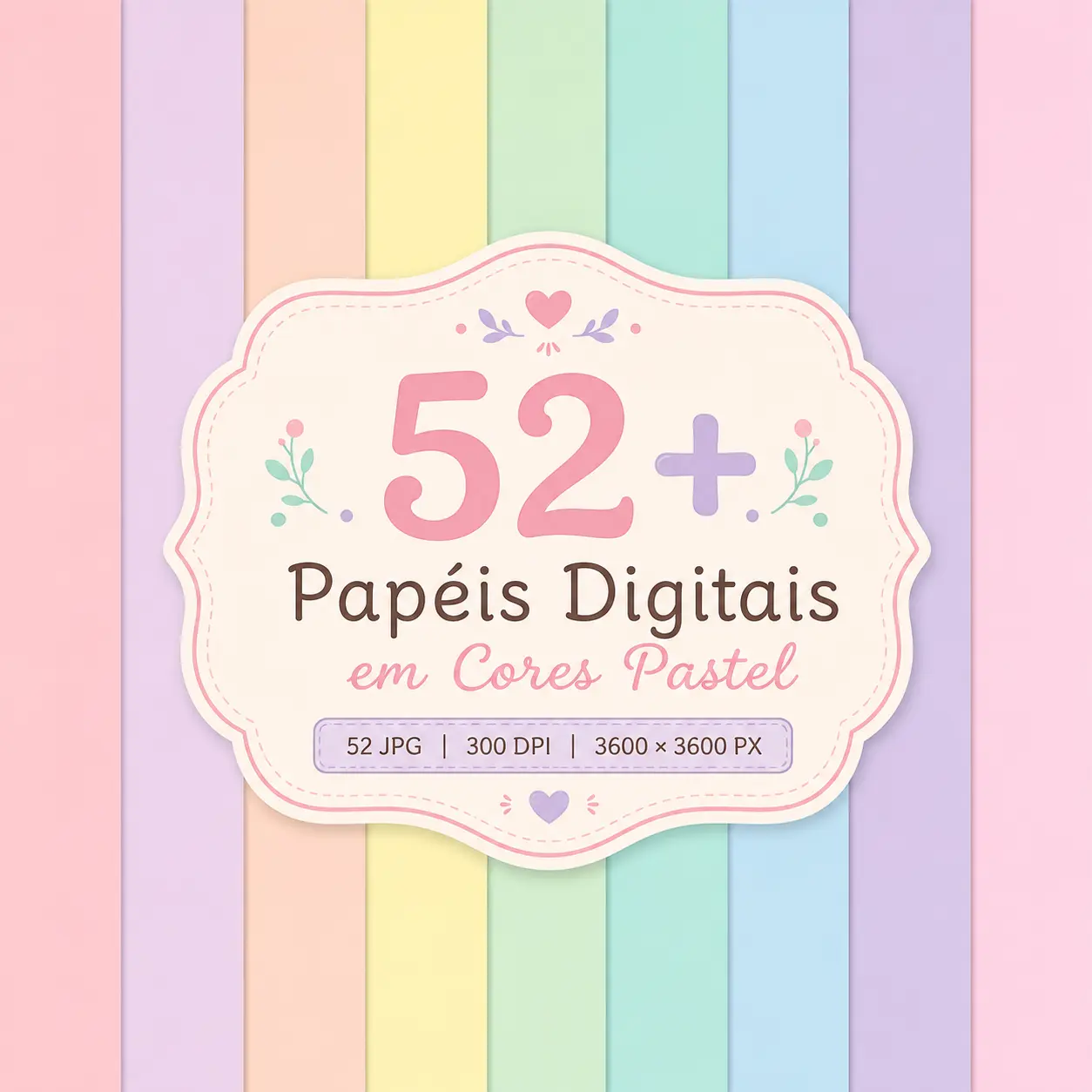Amostra do bônus: papéis em cores pastel lisos